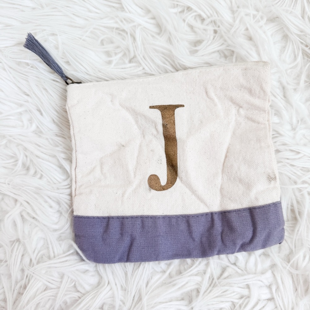 The Royal Standard | Monogram J Zip Pouch